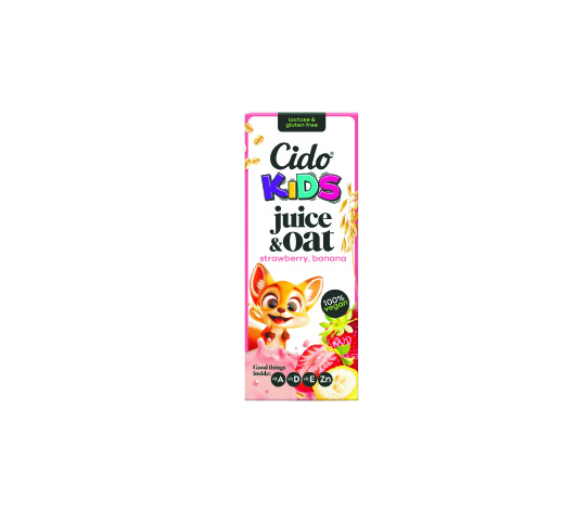 NAPÓJ OWSIANY CIDO JUICE&OAT Z PUREE TRUSKAWKA-BANAN 0,2L