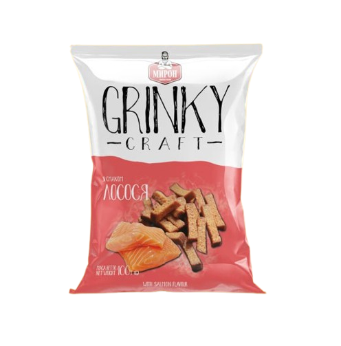 GRZANKI KRAFT 100g O SMAKU ŁOSOSIA