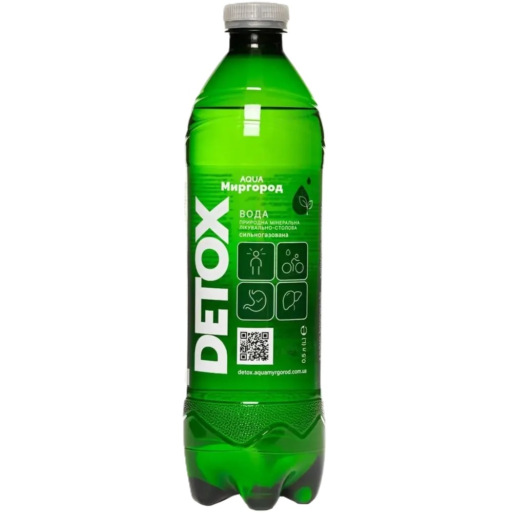 WODA MINERALNA AQUA MYRGOROD DETOX 0,5L PET K (12 SZT)