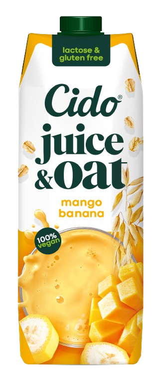 NAPÓJ OWSIANY CIDO JUICE&OAT Z PUREE MANGO-BANAN 1L