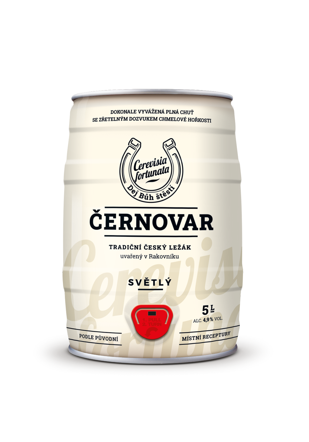 PIWO CERNOVAR LEZAK JASNE MINI KEG 5L BECZKA