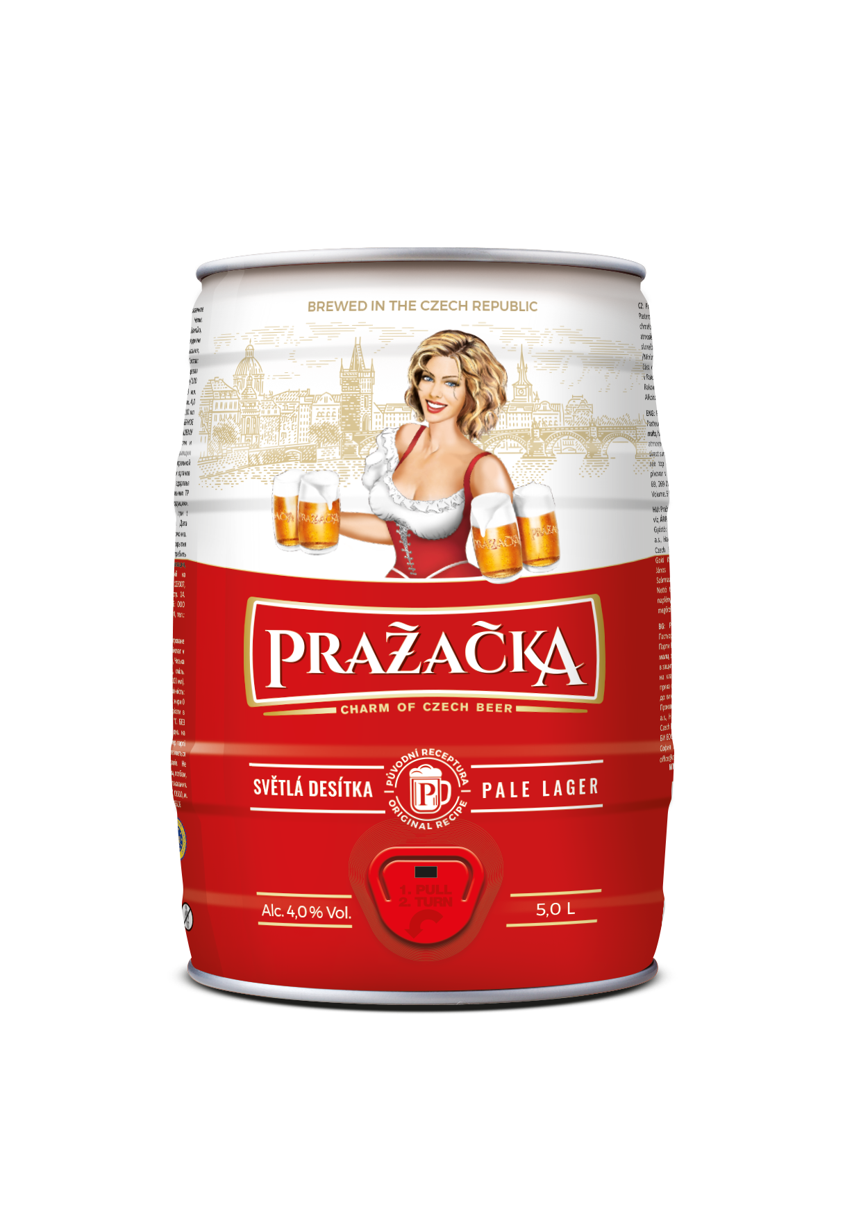 PIWO PRAZACKA MINI KEG 5L BECZKA