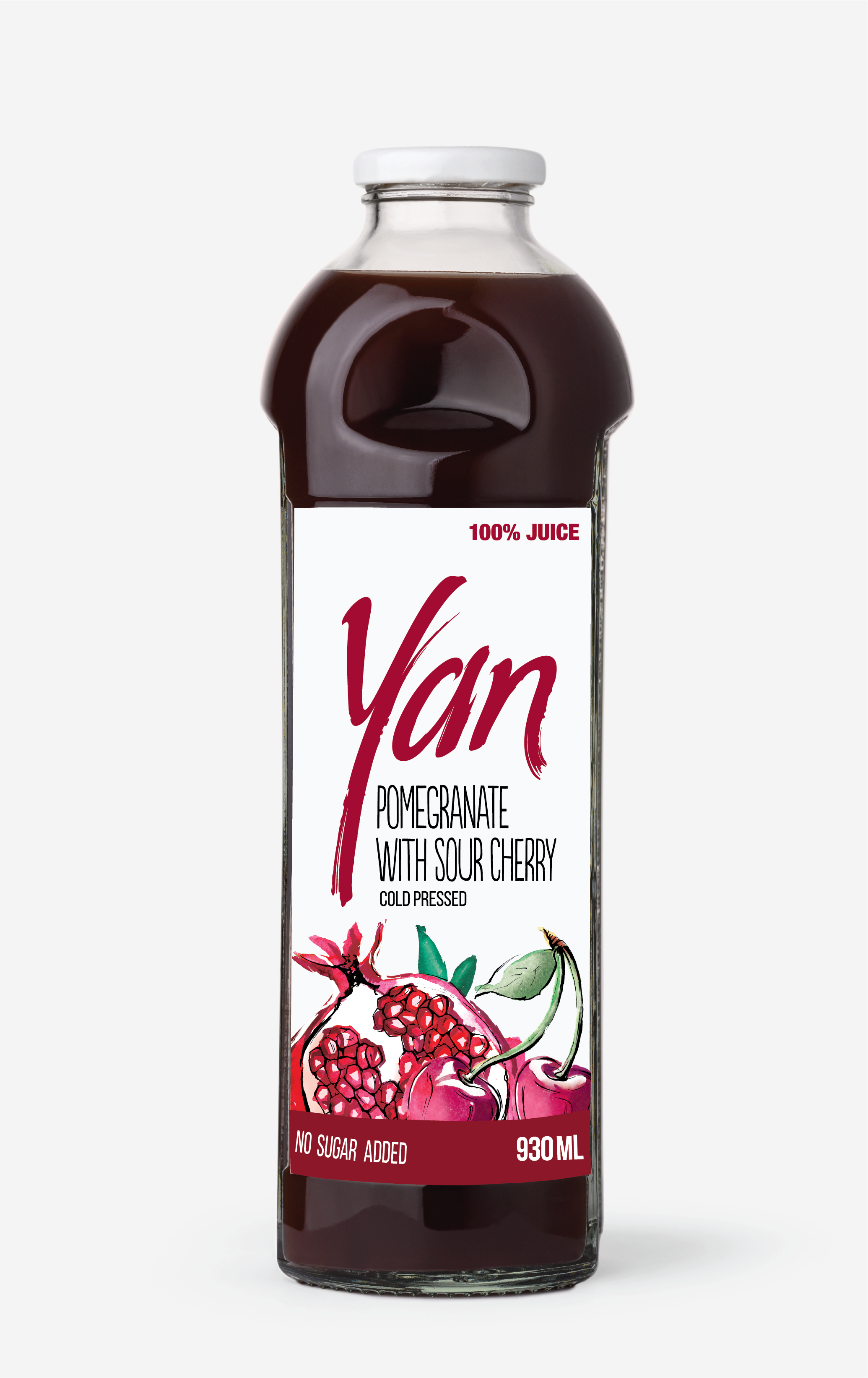 SOK YAN Z GRANATÓW I WIŚNI 0,93L BUT