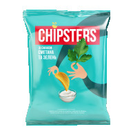 CHIPSY CHIPSTER'S ŚMIETANA Z ZIOŁAMI 60 G