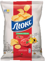 CHIPSY ZIEMNIACZANE LUKS 125g O SMAKU PAPRYKI