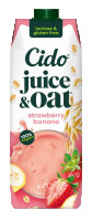 NAPÓJ OWSIANY CIDO JUICE&OAT Z PUREE TRUSKAWKA-BANAN 1L
